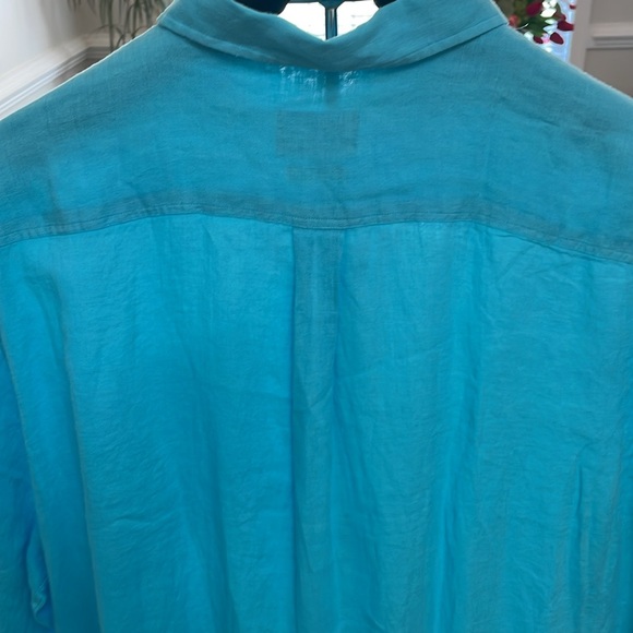 Johnnie-O Men’s Felix Linen Sport shirt LS. Blue. XX Large. NWT - Picture 3 of 9